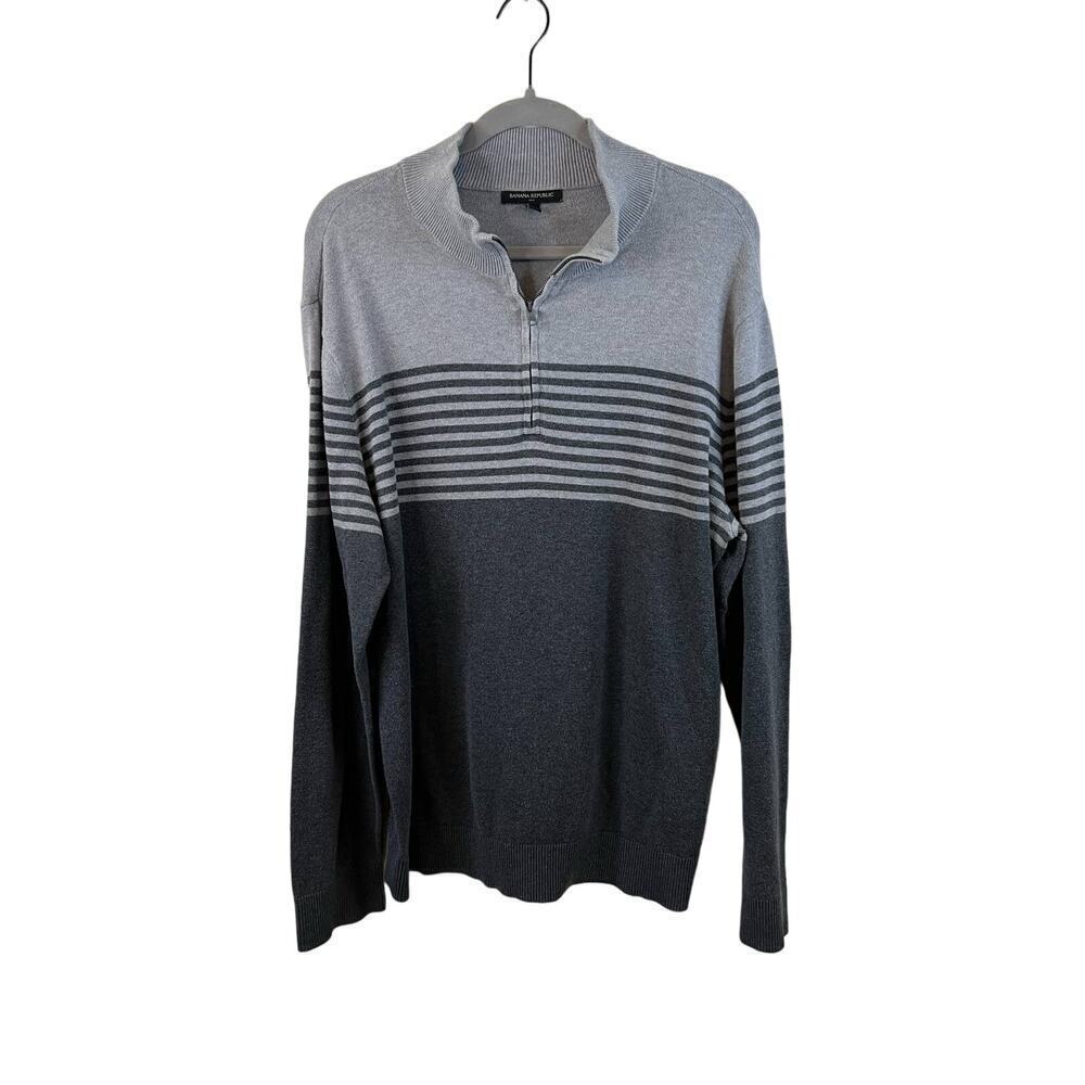 Banana Republic Mens Grey Pullover Sweater Size Large